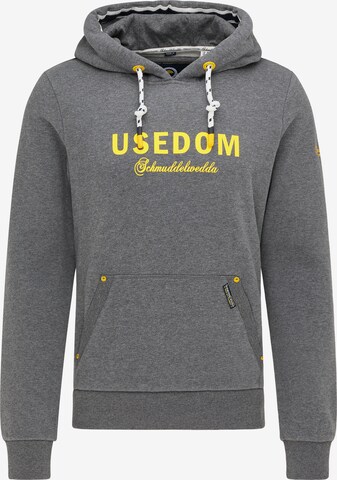 Schmuddelwedda Sweatshirt 'Usedom' in Grijs: voorkant