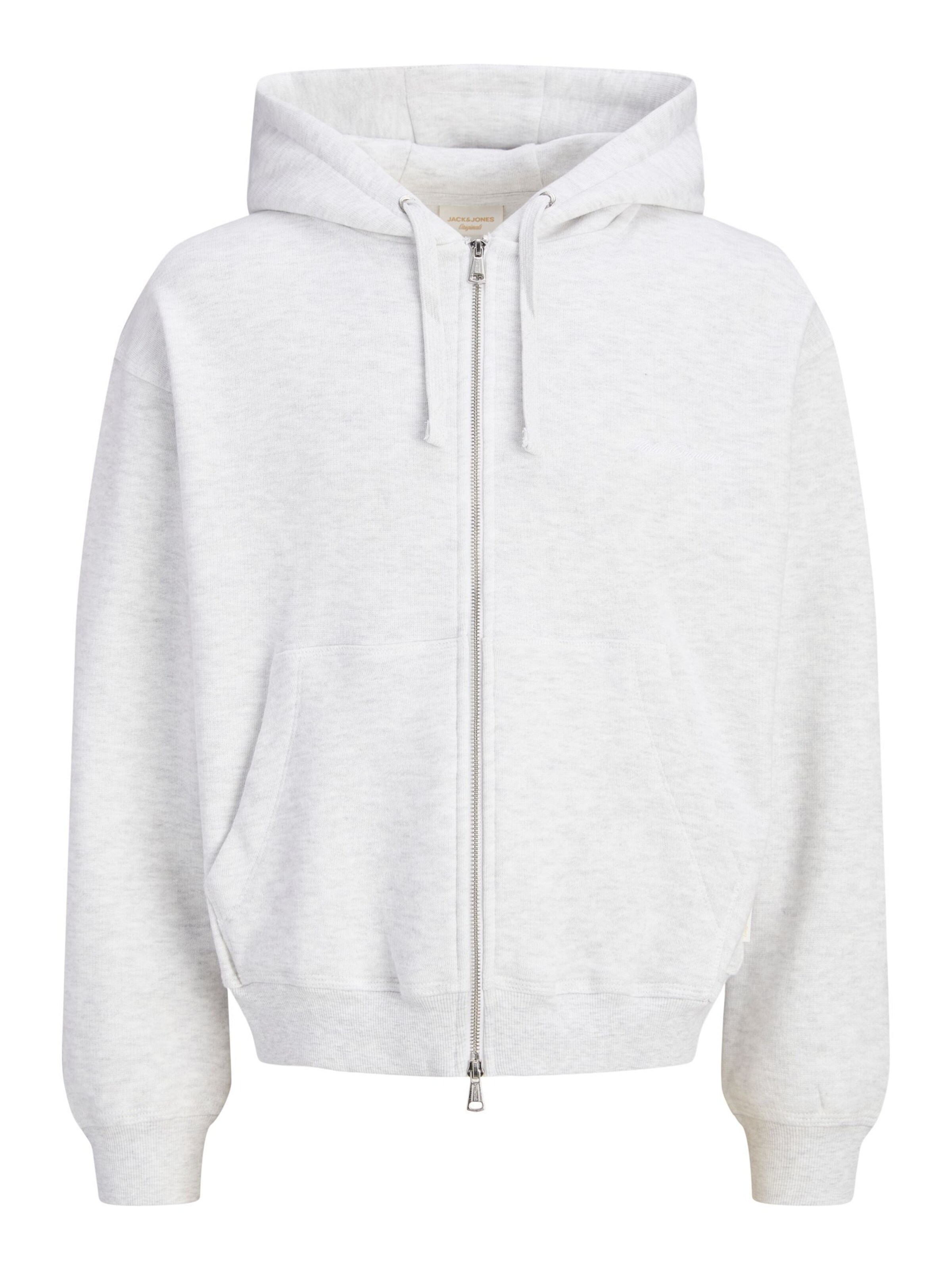 JACK & JONES Veste de survêtement en L en blanc, Vue avec produit