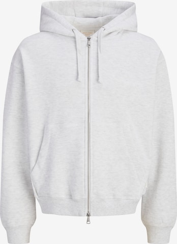 Veste de survêtement JACK & JONES en blanc : devant