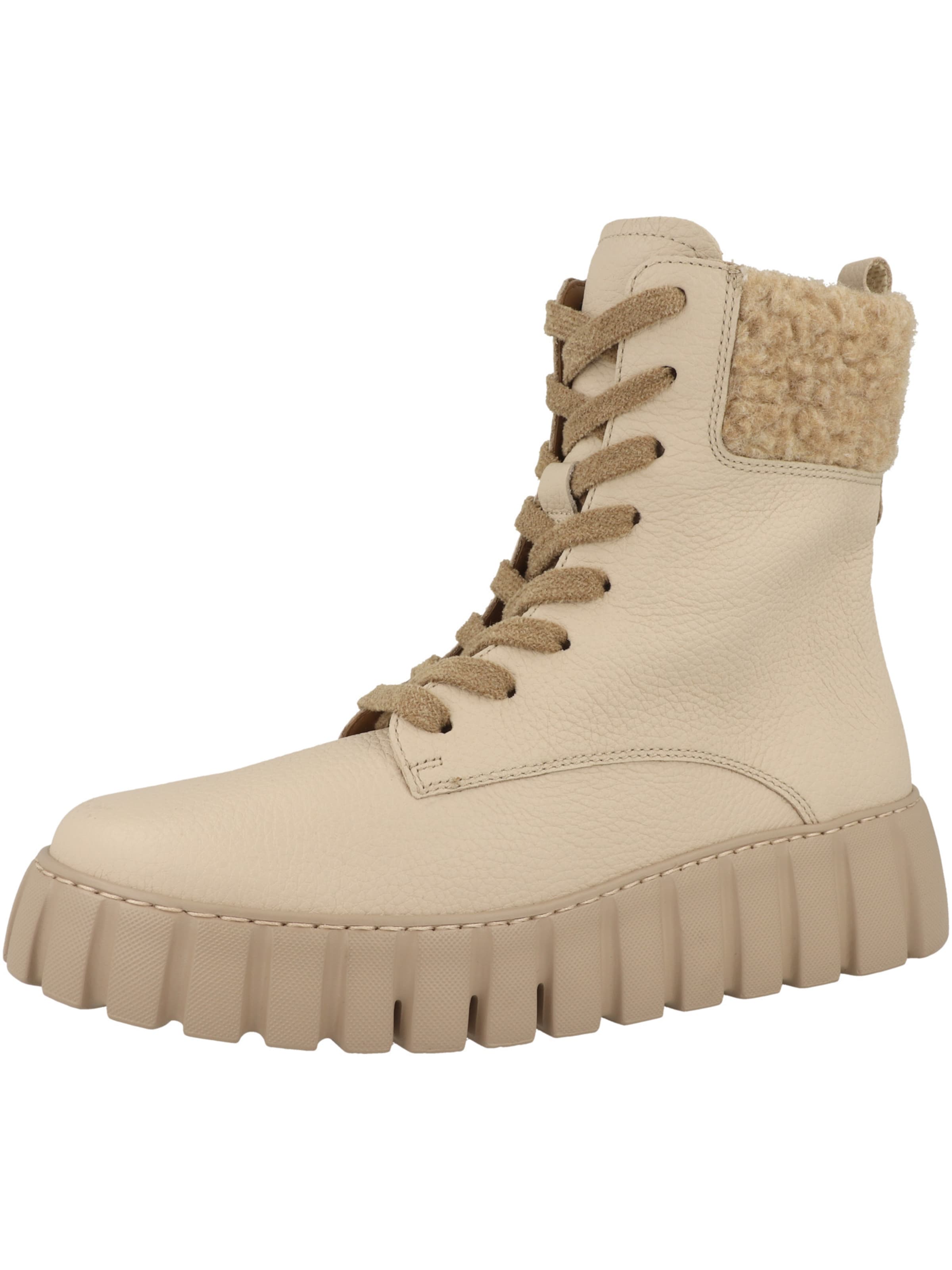 Bottines à lacets '76.786' GABOR en beige : devant