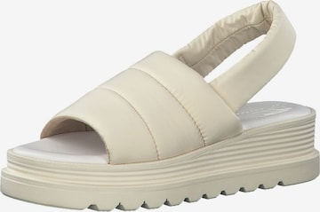 TAMARIS Sandal i beige: framsida
