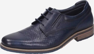 MANITU Lace-Up Shoes in Blue: front