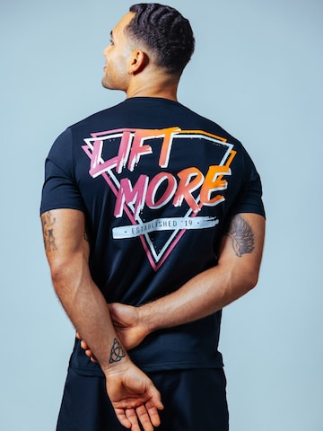 Lifters Funktionsshirt 'Lift More'‌‌ in Schwarz