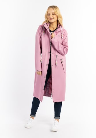 Manteau fonctionnel Schmuddelwedda en rose : devant