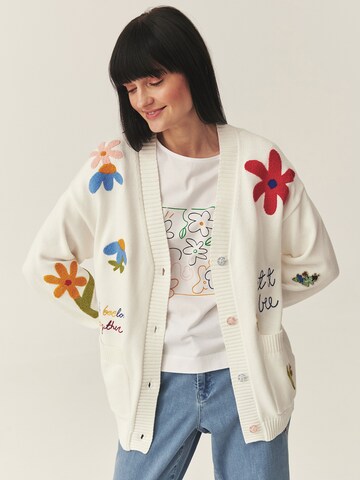 TATUUM Trui in Wit: voorkant