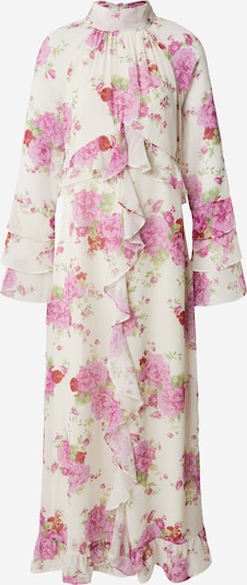 KAVAZI Mekko 'Romantic chiffon dress' koossa 34 värissä roosa / valkoinen, Tuotenäkymä