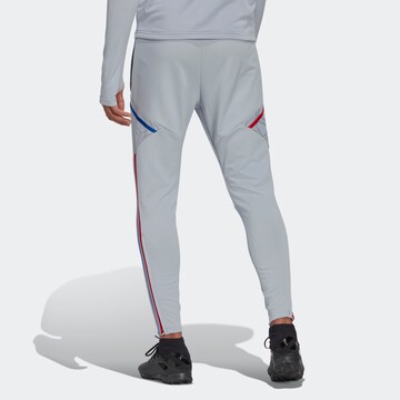 ADIDAS PERFORMANCE Skinny Workout Pants 'Tiro 21' in Grey