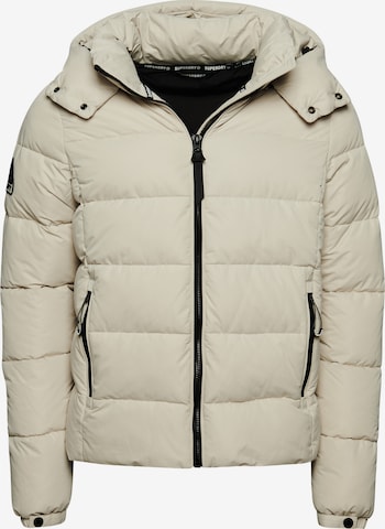 Superdry Winter Jacket 'Mountain' in Beige: front