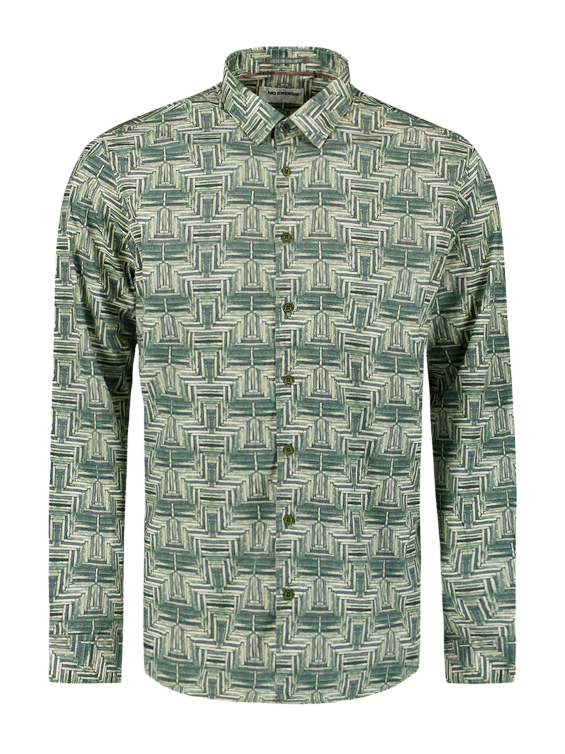 Coupe regular Chemise No Excess en vert : devant