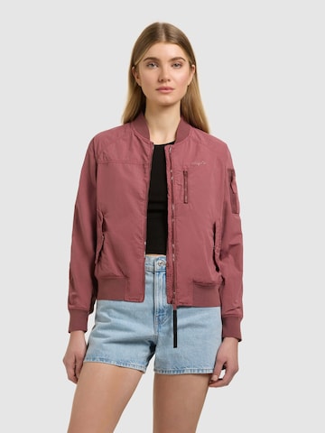 Veste mi-saison khujo en rose