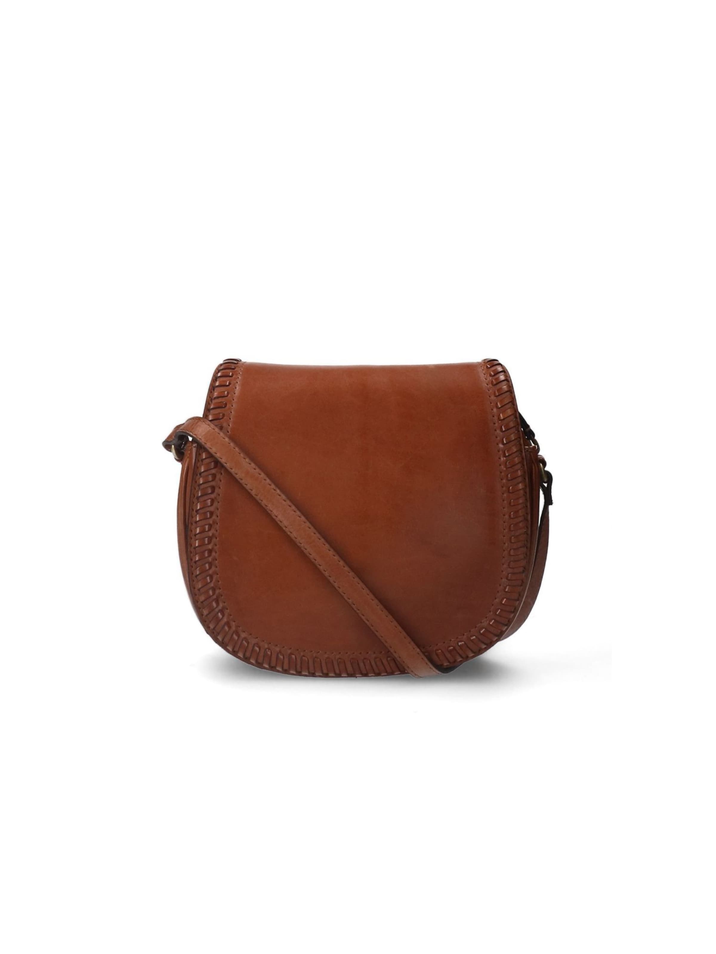 MANFIELD Crossbody Bag in Brown: front