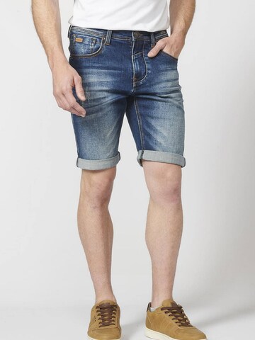 KOROSHI Slimfit Jeans in Blauw: voorkant