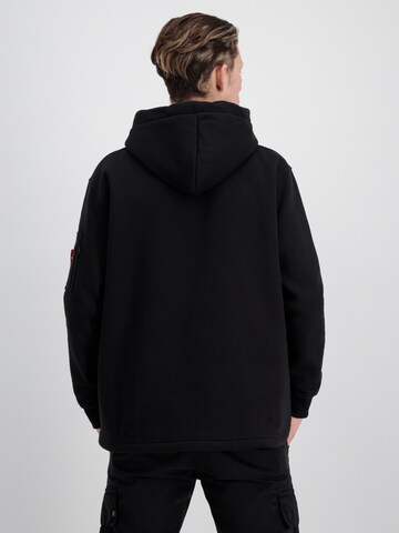 ALPHA INDUSTRIES Sweatshirt in Black