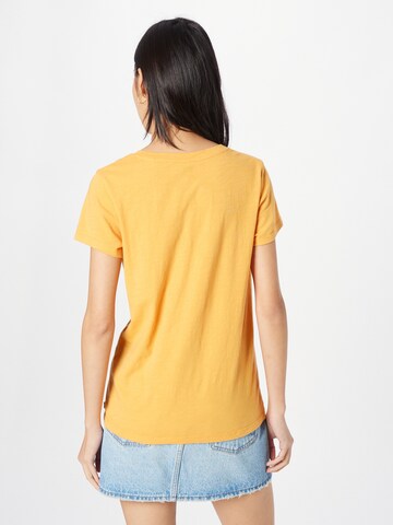 LEVI'S ® Μπλουζάκι 'Graphic Perfect Vneck' σε κίτρινο