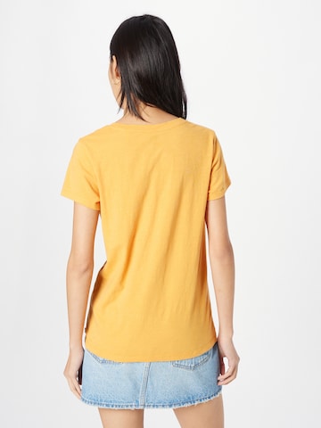 LEVI'S ® Shirt 'Graphic Perfect Vneck' in Gelb