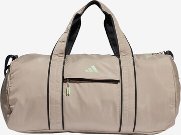 ADIDAS PERFORMANCE Sports bag in Beige: front