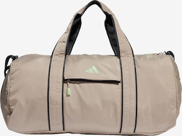 ADIDAS PERFORMANCE Sports Bag in Beige: front