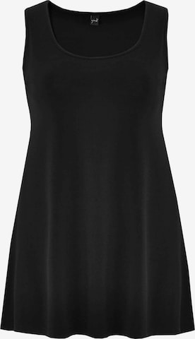 Yoek Top 'DOLCE' in Black: front