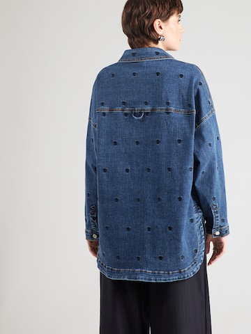 Bluză 'Hearts' de la miss goodlife pe albastru