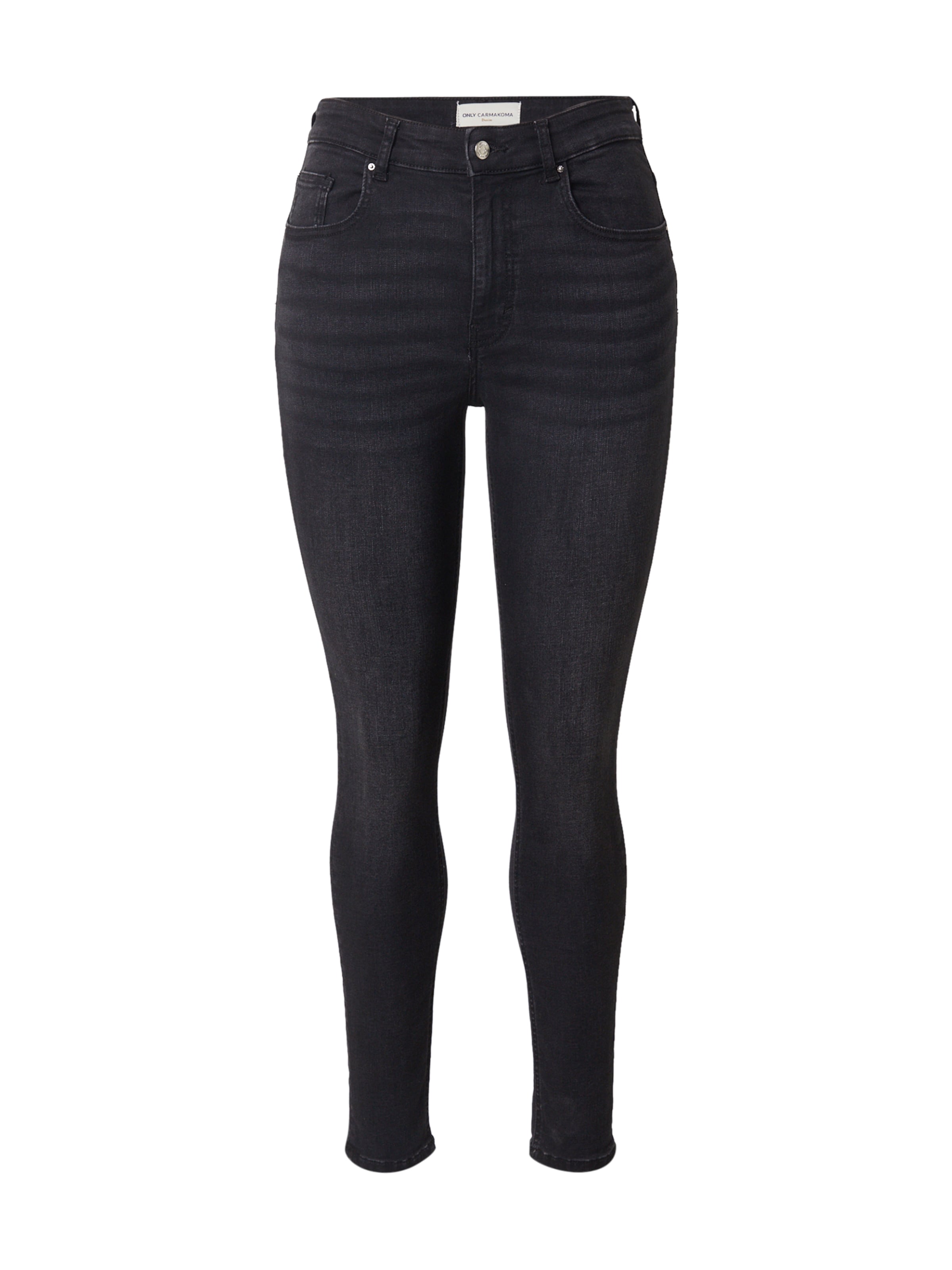 ONLY Carmakoma Skinny Jeans 'CARAYA' in Black: front