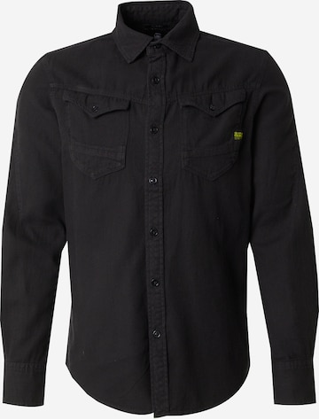 Coupe regular Chemise G-STAR en noir : devant