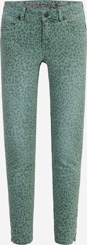 Soccx Slim fit Jeans in Green: front