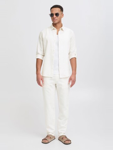 Regular Pantalon chino 'Passol' INDICODE JEANS en blanc : devant