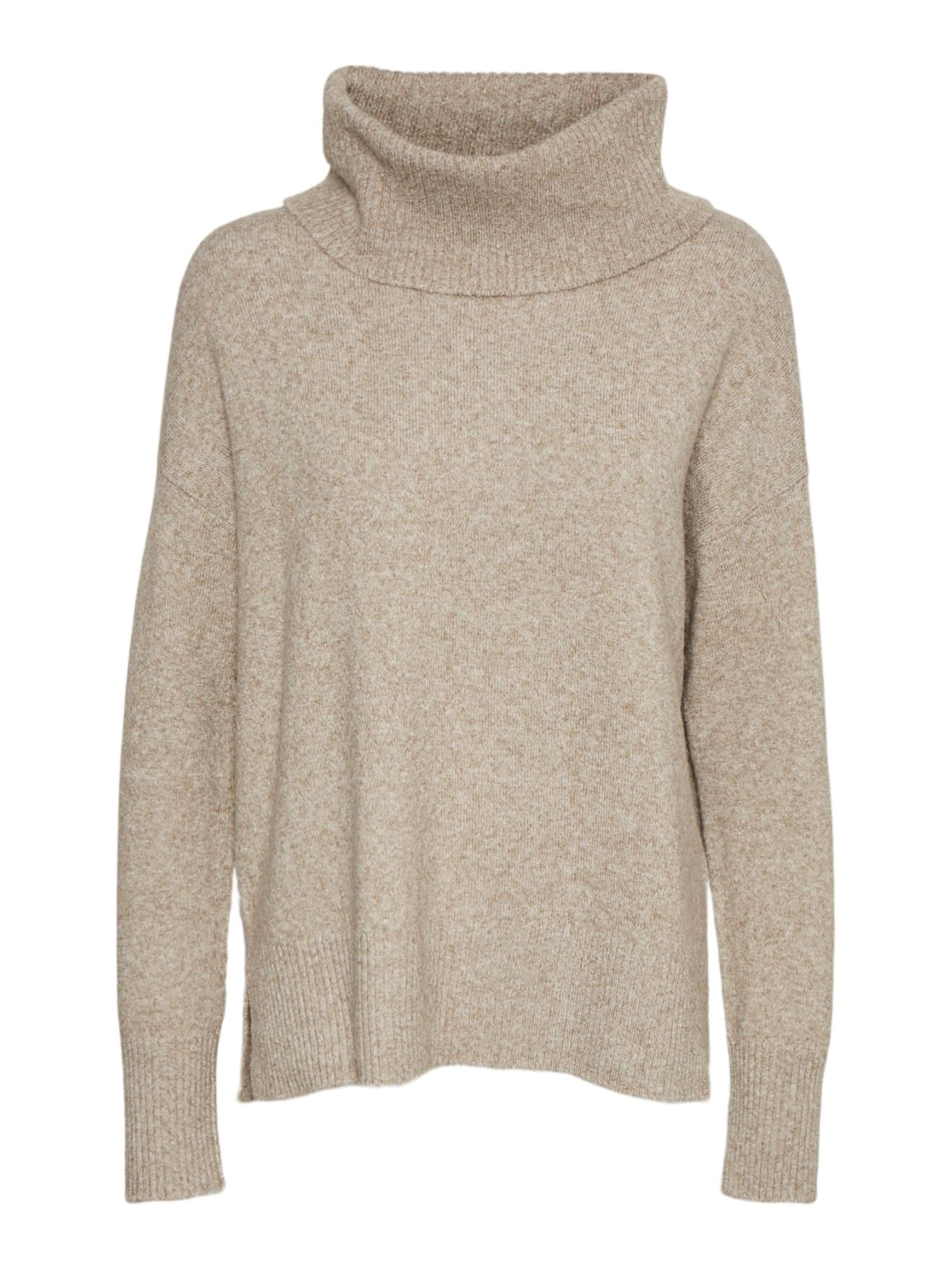 VERO MODA Sweater 'Doffy' in Brown: front
