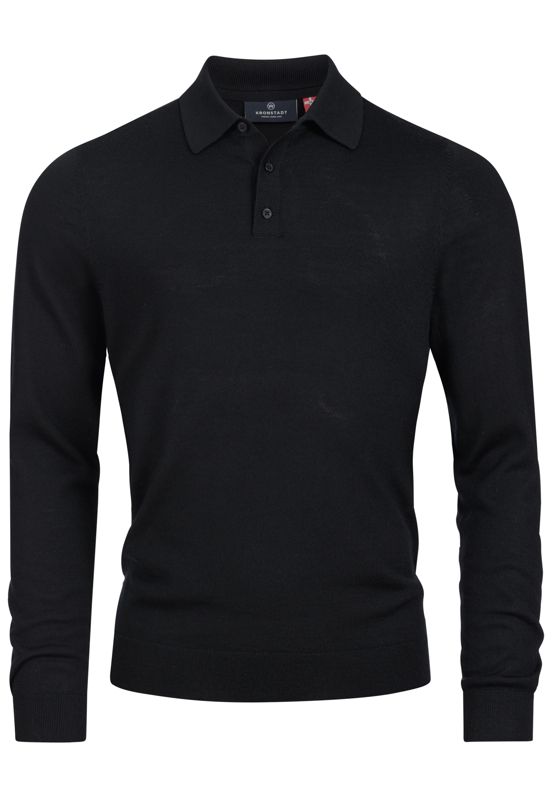 Kronstadt Trui 'Johannes' in de kleur Zwart, Productweergave