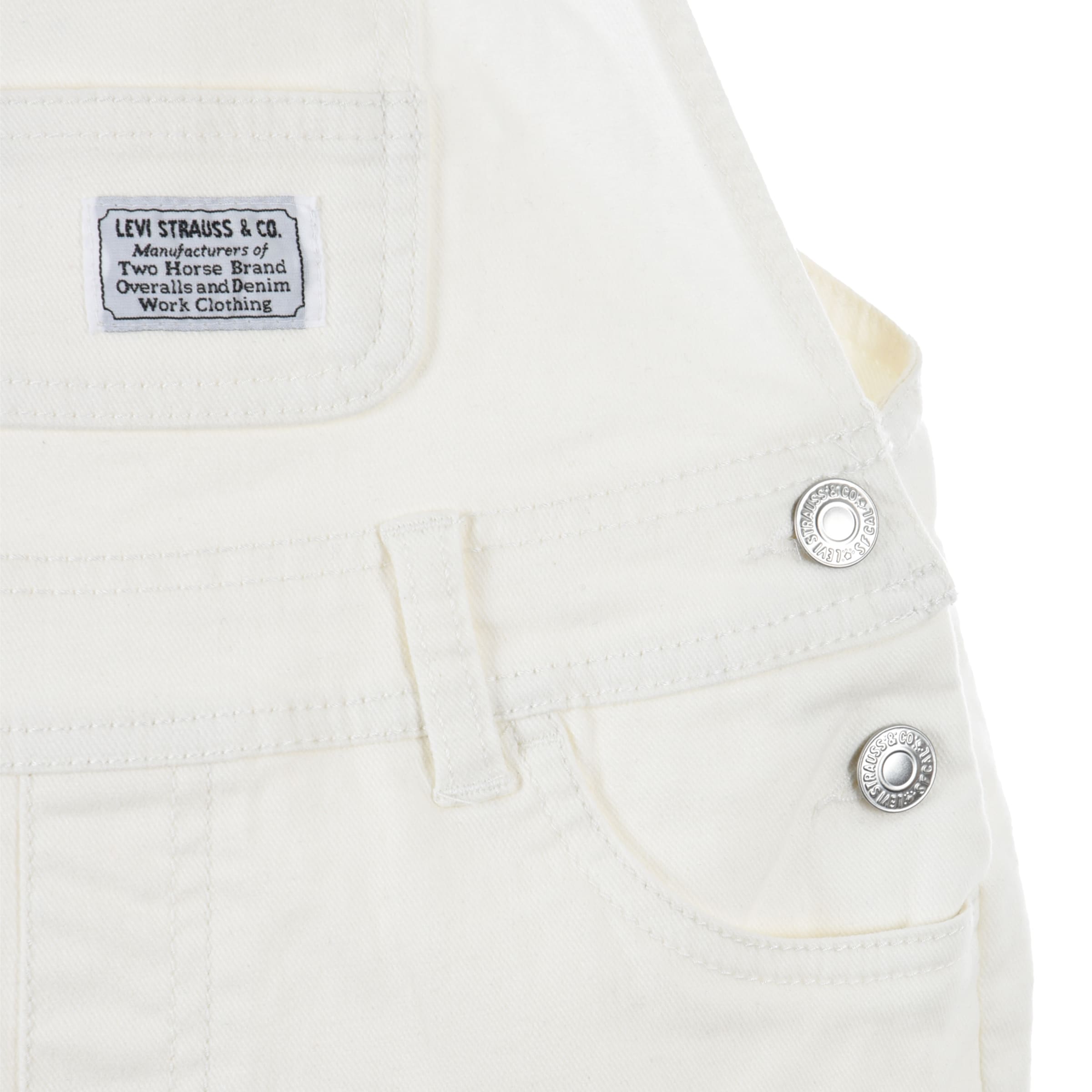 Levi's Kids Regular Overalls 'Classic' in White