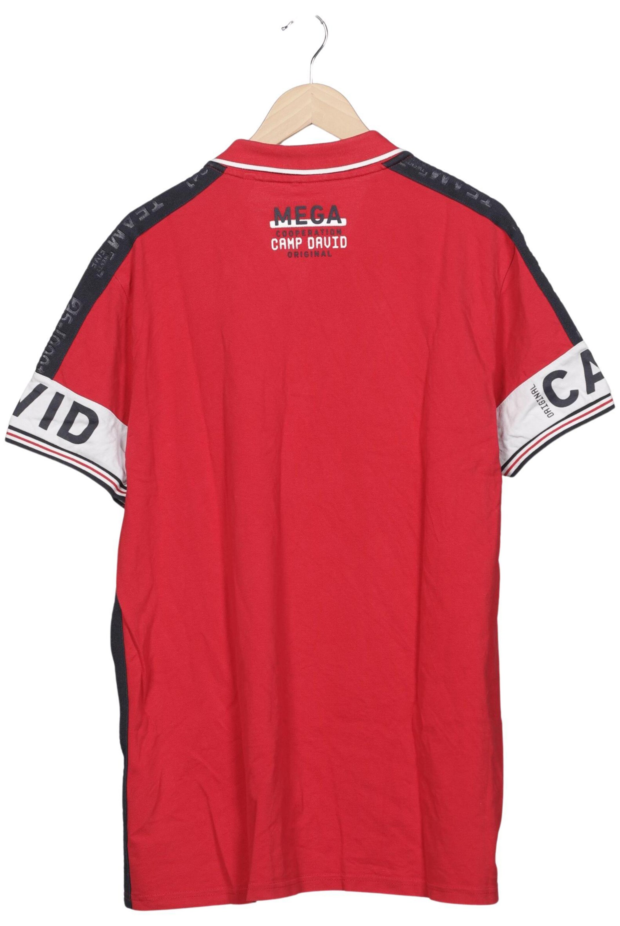 CAMP DAVID Shirt in XXXL in Red
