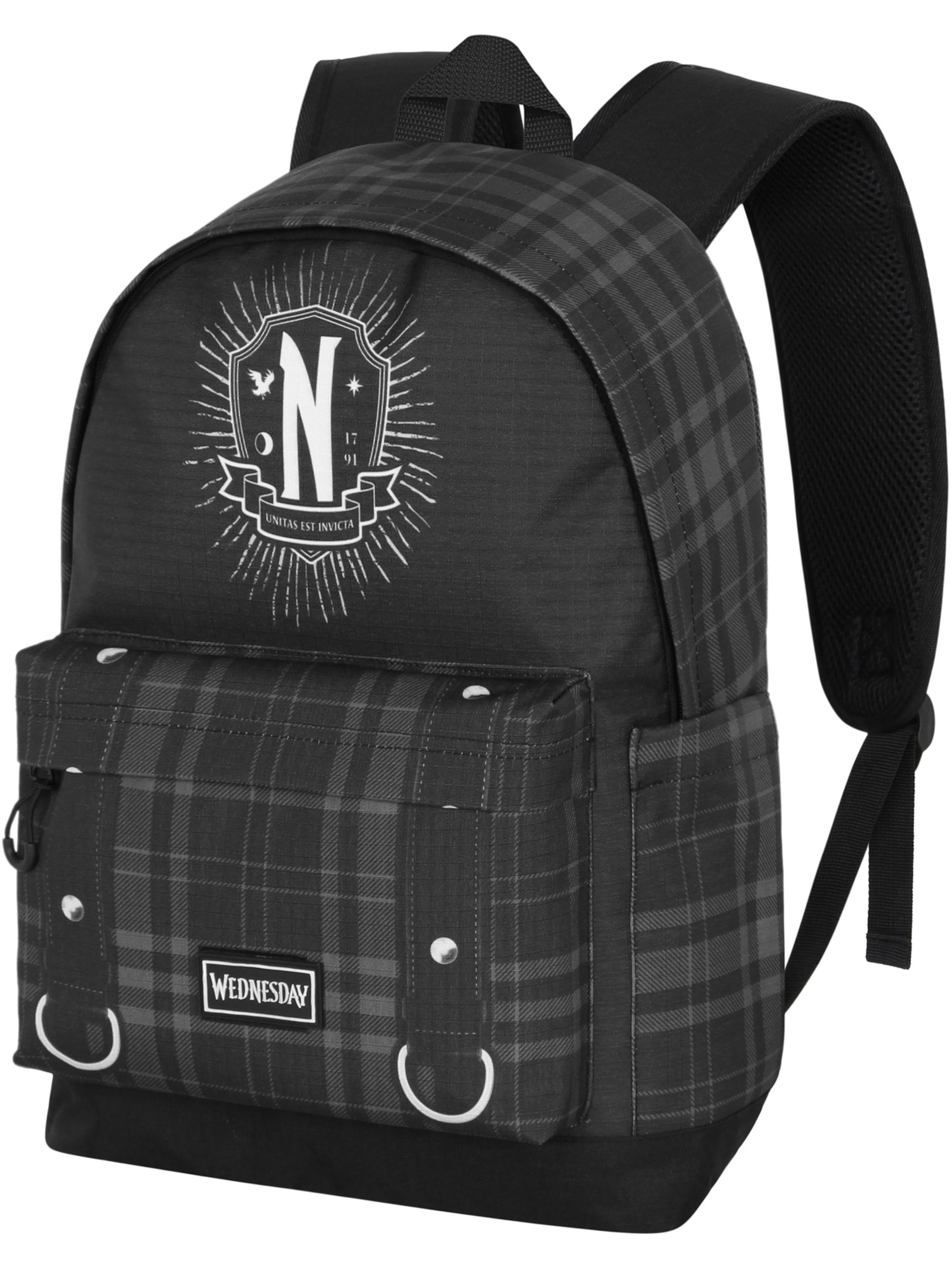 Wednesday Rucksack 'Wednesday' in Schwarz: Vorderseite