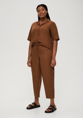 TRIANGLE Loose fit Pants in Brown