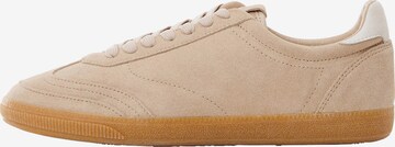 Baskets basses 'Soler' MANGO en beige : devant