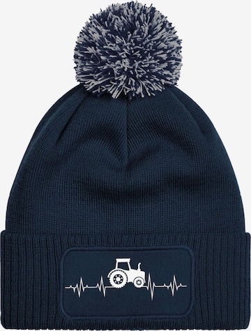 Youth Designz Mütze 'Heartbeat Traktor' in Blau: Vorderseite