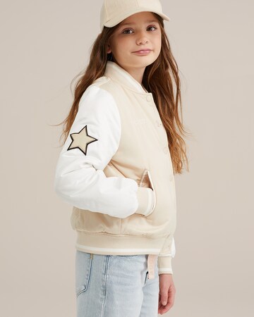 WE Fashion Between-season jacket in Beige: front
