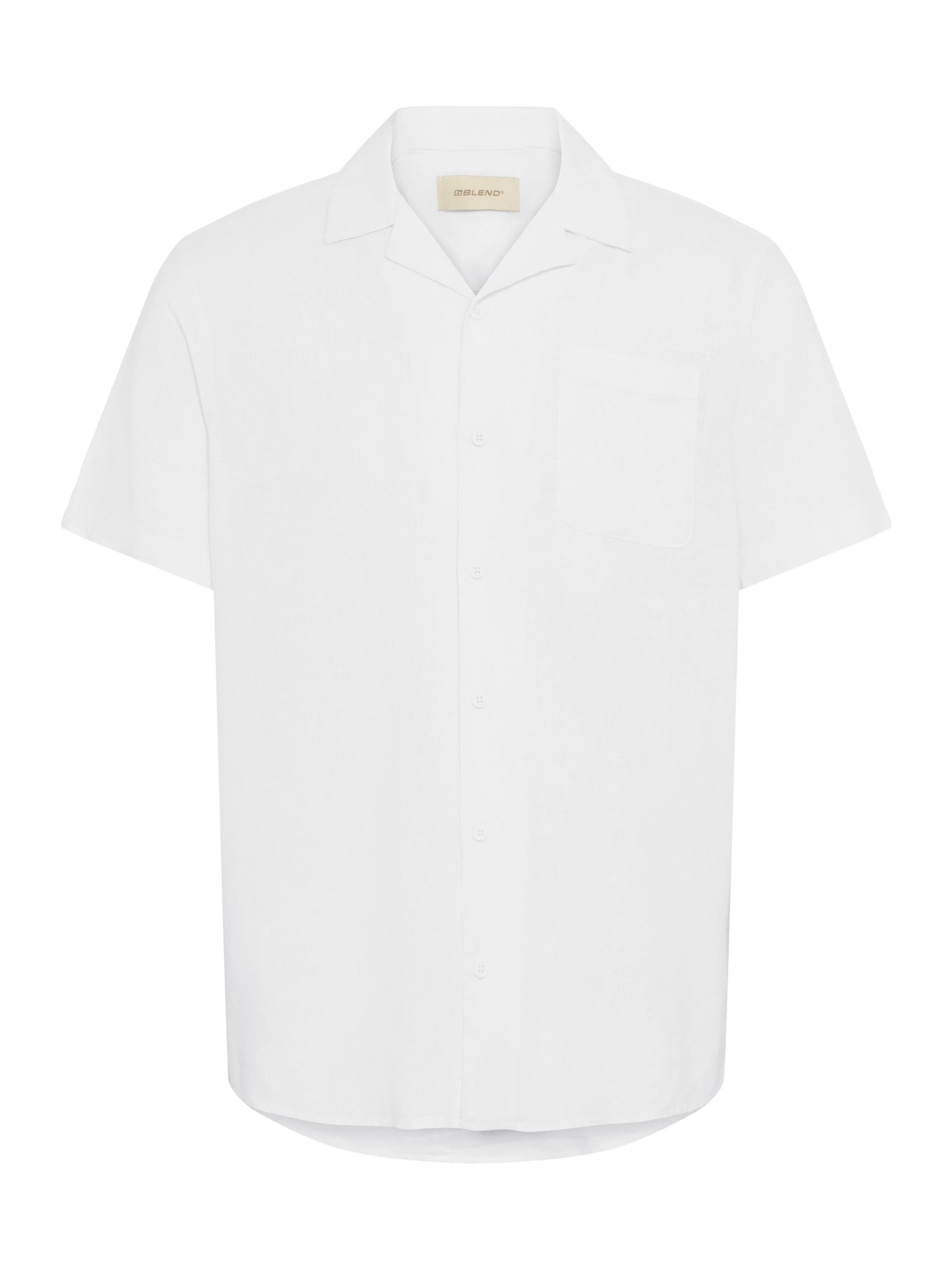 BLEND Overhemd 'BHVICTOR' in Wit: voorkant