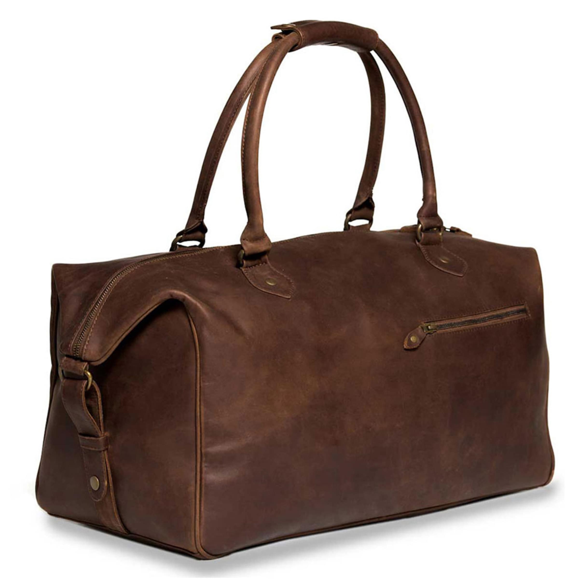 Buckle & Seam Travel bag 'Linwood' in Brown