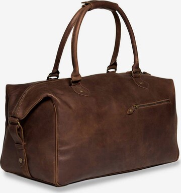 Buckle & Seam Reisetasche 'Linwood' in Braun