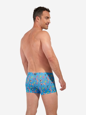 Shorts de bain ' Swim Shorts Lido ' HOM en bleu