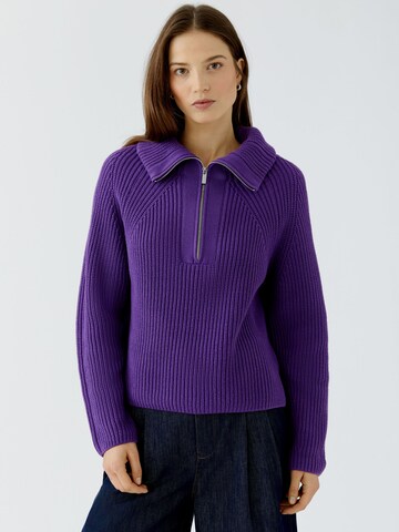 OUI Pullover in Lila: Vorderseite