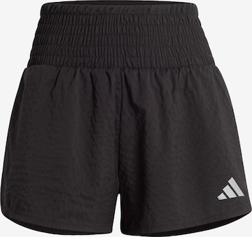 ADIDAS PERFORMANCE Loose fit Workout Pants 'Adi365 Seasonal' in Black: front