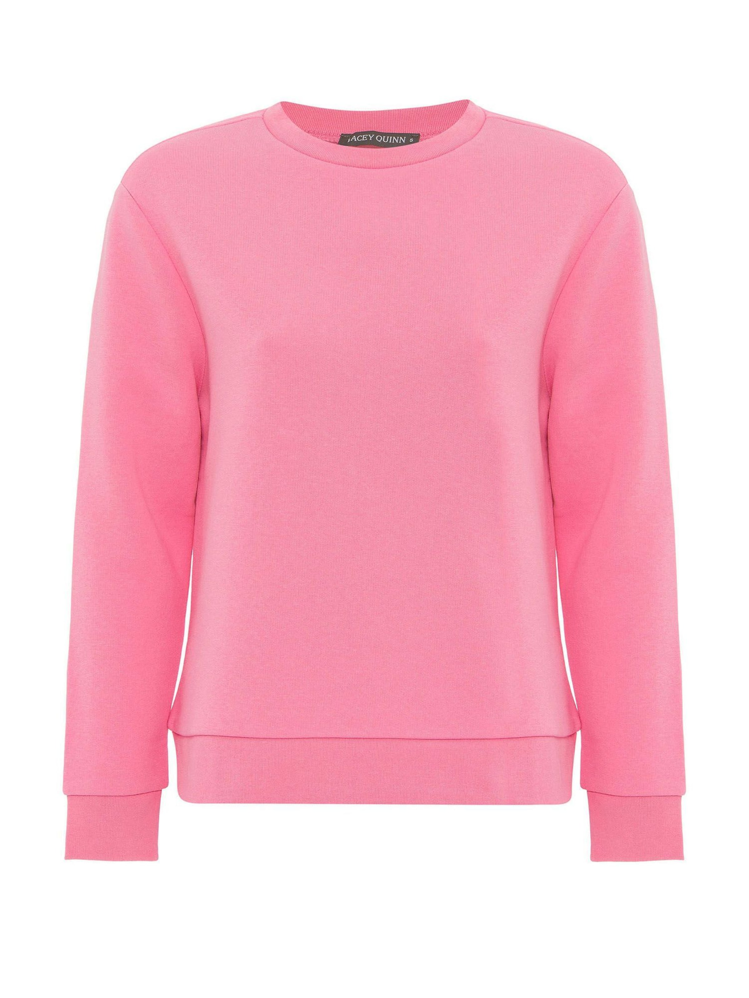 Jacey Quinn Sweatshirt in Pink: front