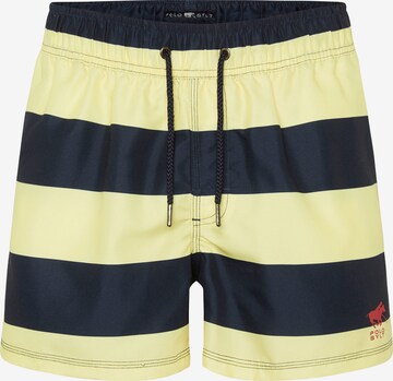 Polo Sylt Board Shorts in Blue: front