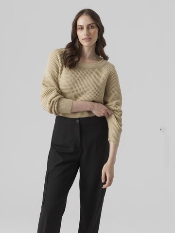 VERO MODA Sweater in Beige