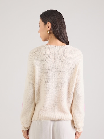 Cardigan 'Ma44rliaa' ZABAIONE en blanc