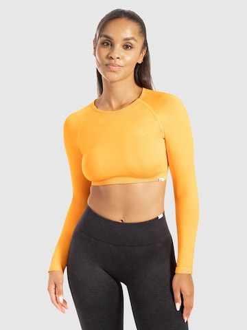 Smilodox Shirt 'Bethy' in Oranje: voorkant