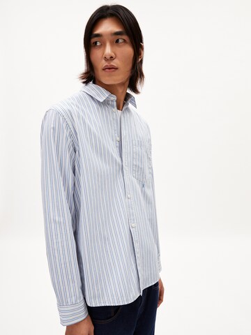 ARMEDANGELS Regular Fit Hemd 'Santio' in Blau: Vorderseite