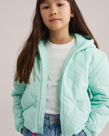 WE Fashion Přechodná bunda – zelená