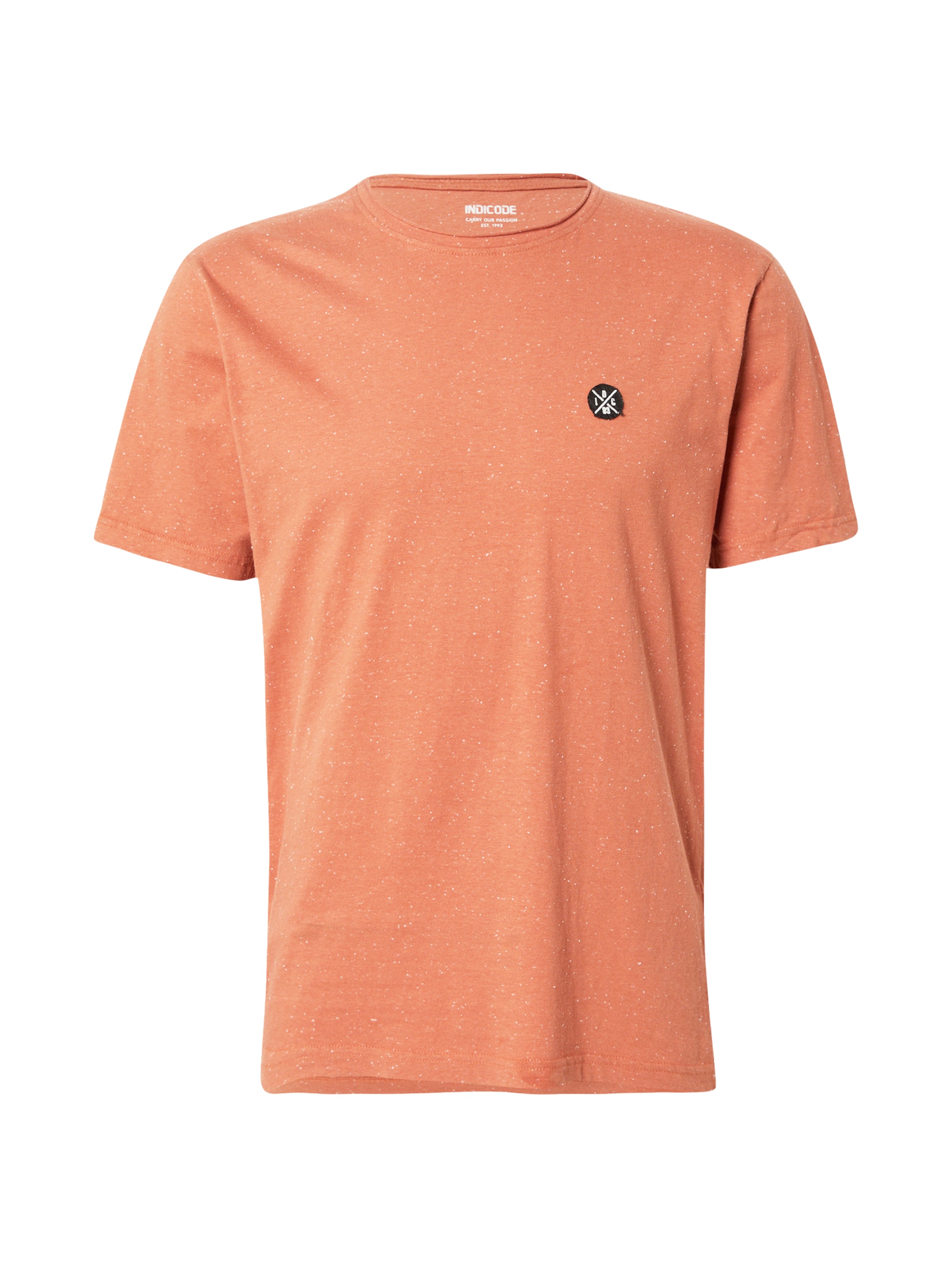 INDICODE JEANS T-Shirt 'Carlsin' in Orange: Vorderseite